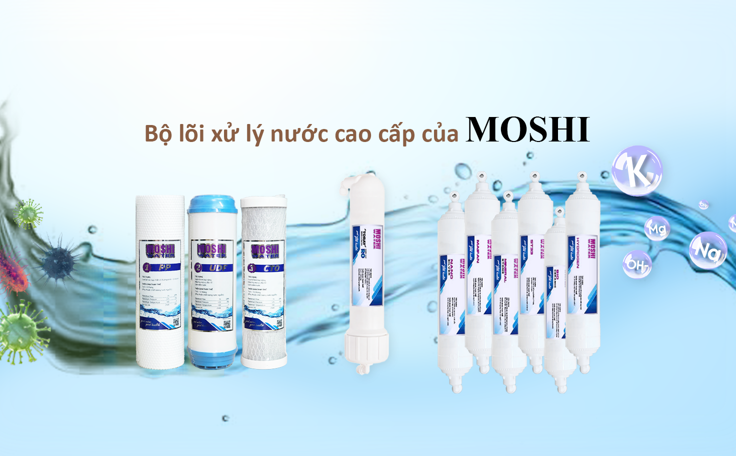 Linh kiện lọc nước MOSHI