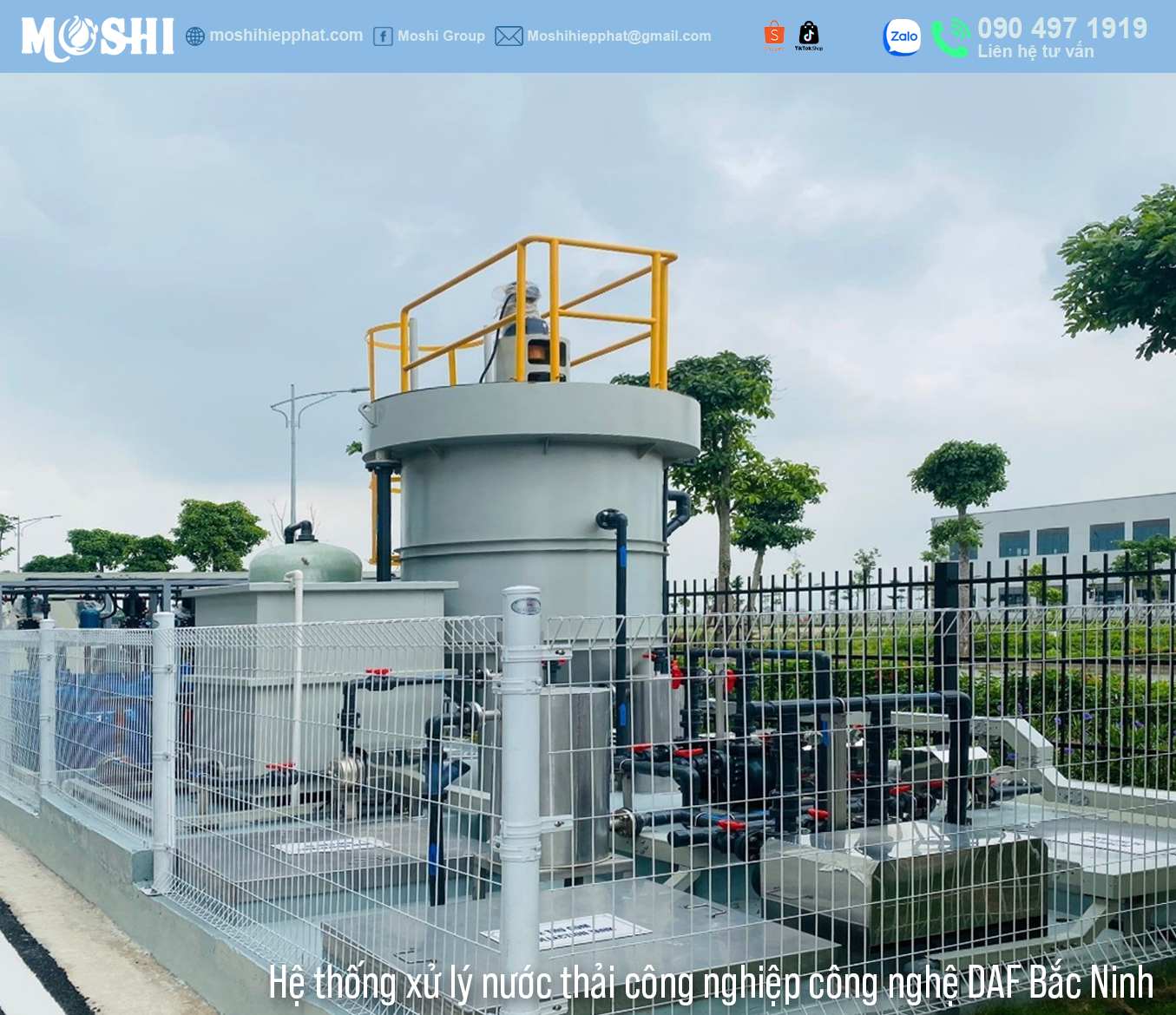 Hệ thống xử lý nước thải công nghiệp công nghệ Bắc Ninh